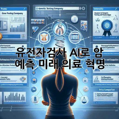 🧬 유전자검사, AI로 암 예측? 미래 의료 혁명! 🚀
