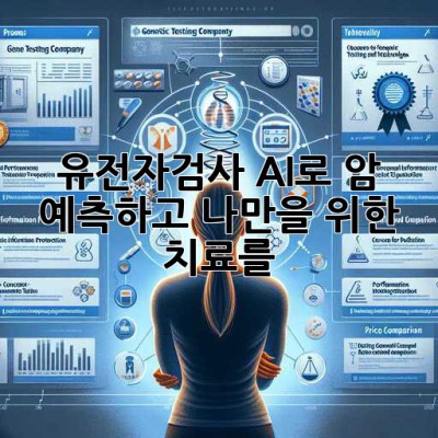 유전자검사🧬: AI로 암 예측하고 나만을 위한 치료를? 💡