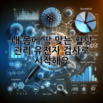 내 몸에 딱 맞는 혈당 관리! 유전자 검사로 시작해요 🧬