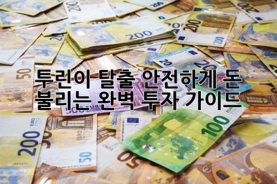 💰 투린이 탈출! 안전하게 돈 불리는 완벽 투자 가이드 🚀
