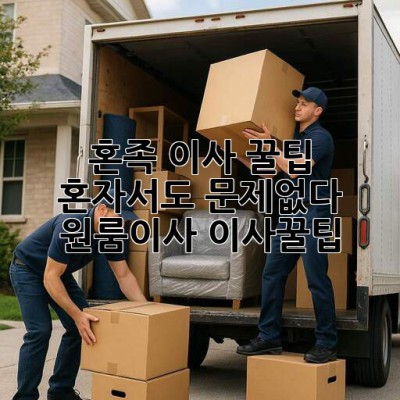 혼족 이사 꿀팁🍯 혼자서도 문제없다! #원룸이사 #이사꿀팁
